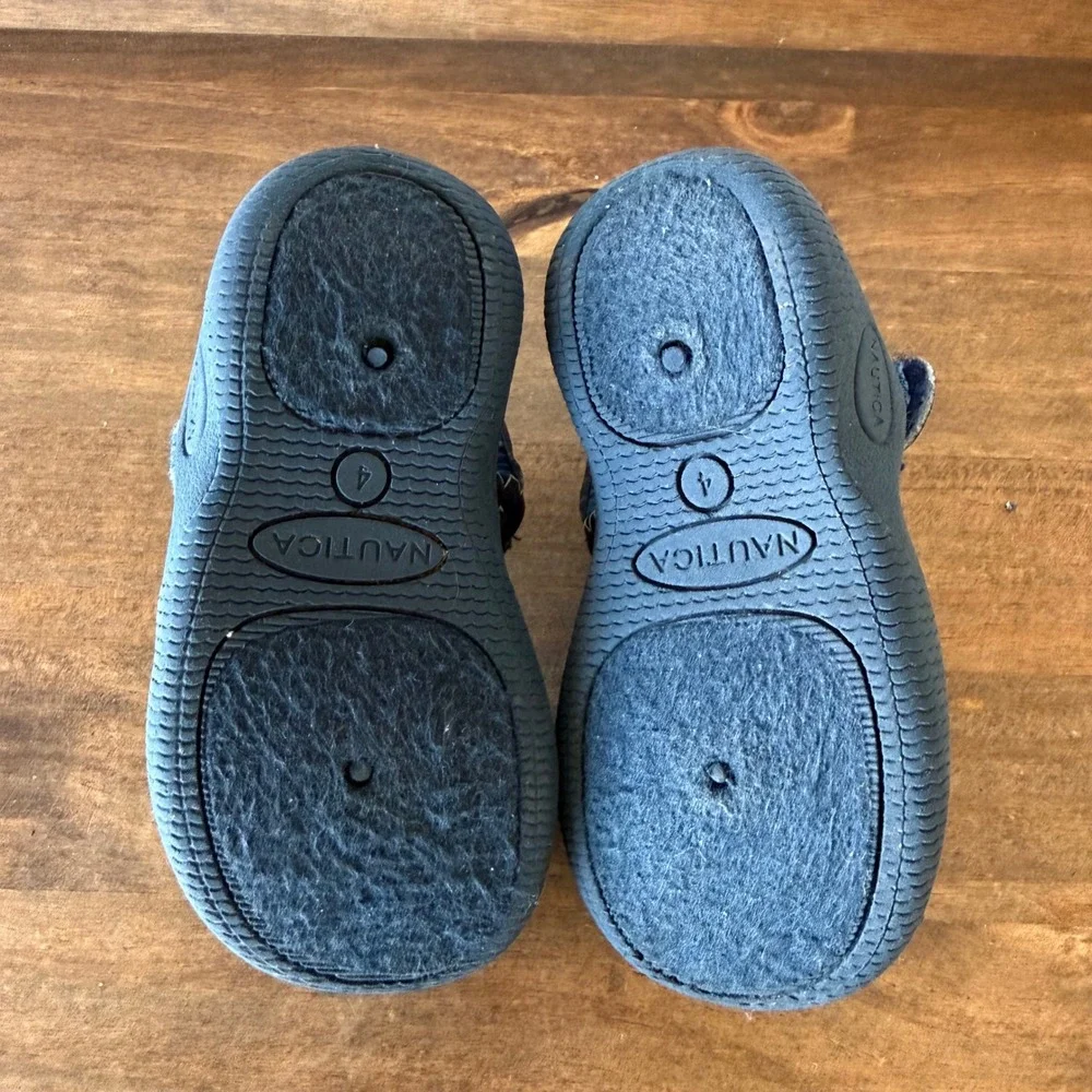 Nautica Kettle Gulf Toddler Water Sandals Size 4 Blue‎ Multi Hook Loop